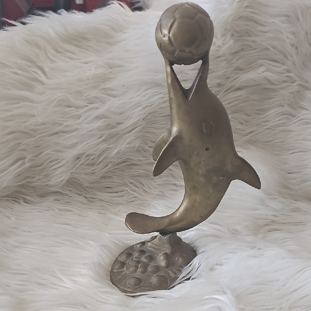 Bronze Dolphin Art Sculpture
